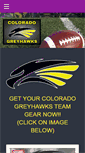 Mobile Screenshot of coloradogreyhawks.com
